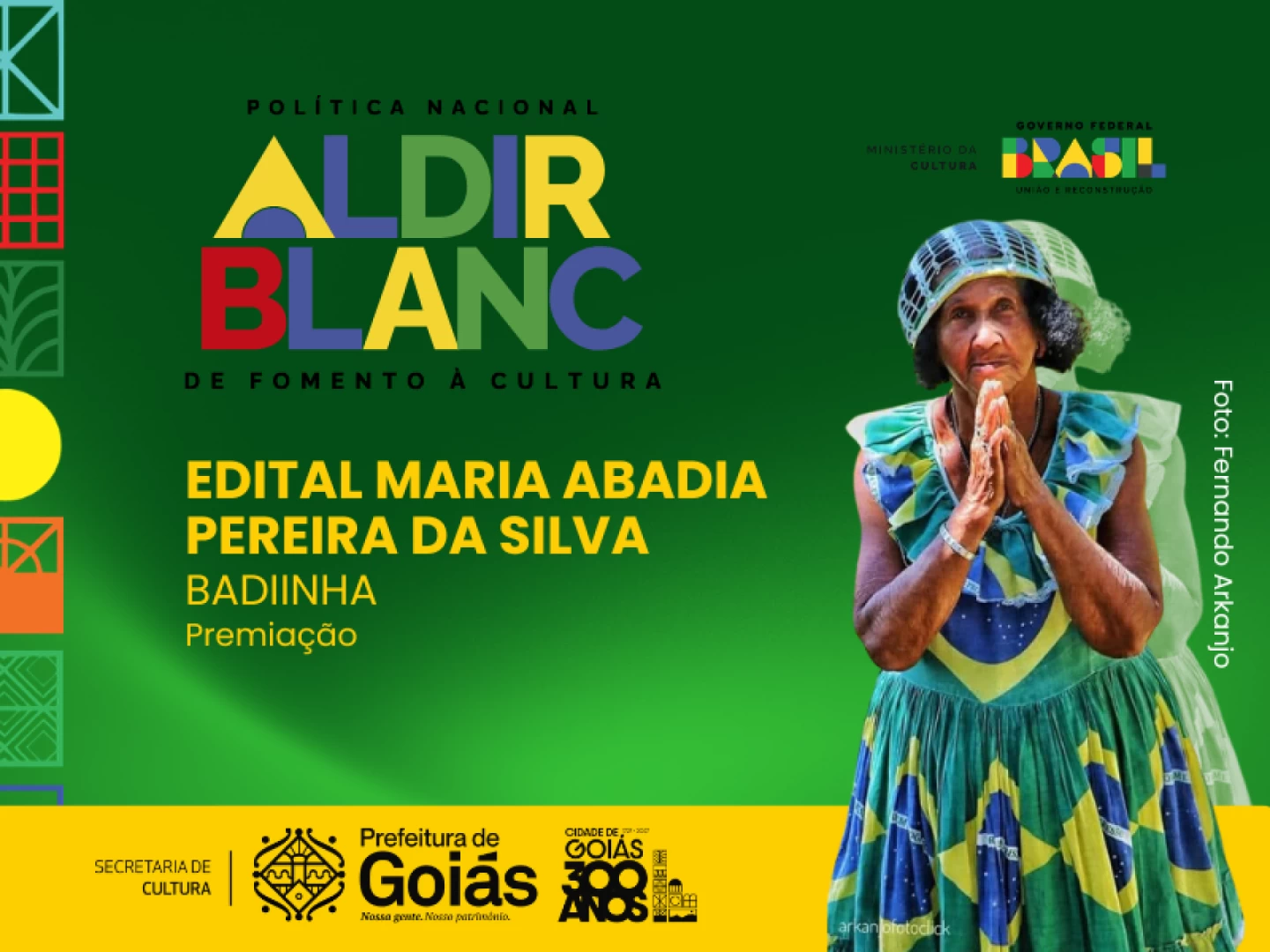 Edital de Premiação Maria Abadia Pereira da Silva "Badiinha"